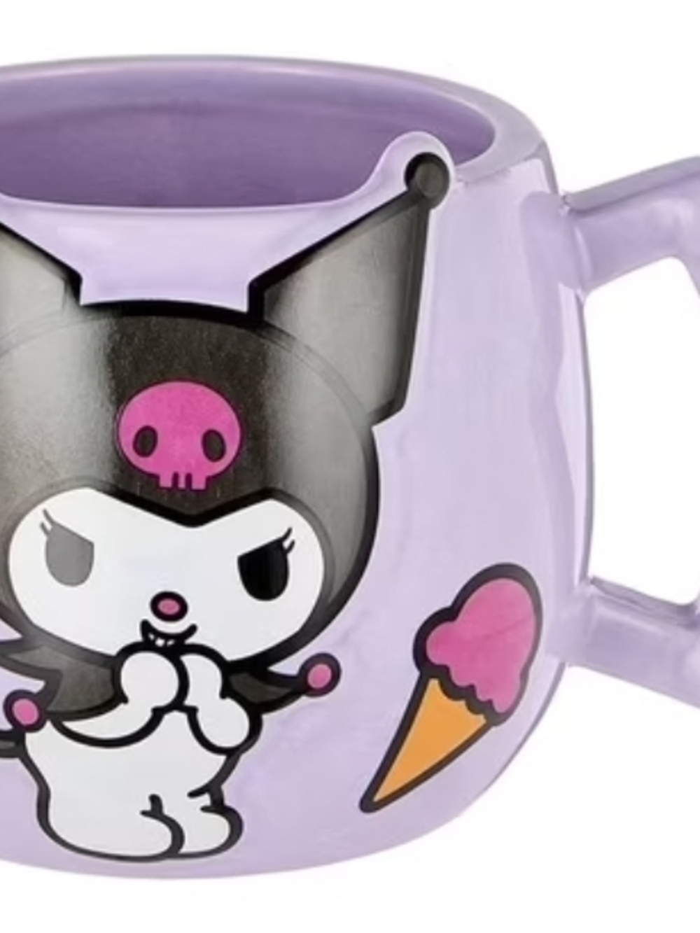 New sanrio hello kitty ceramic mug of kuromi with star handle 420 ml